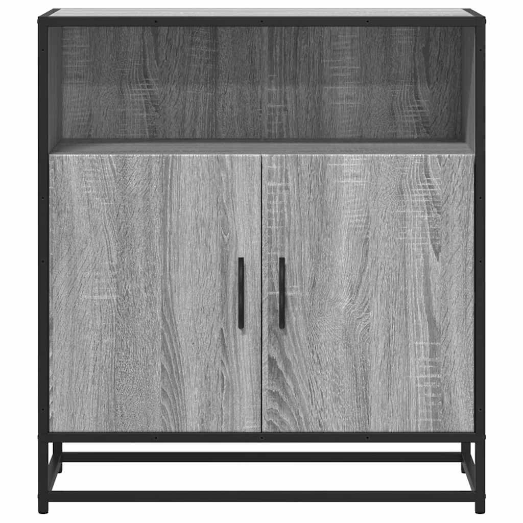 Sideboard Grau Sonoma 68x35x76 cm Holzwerkstoff